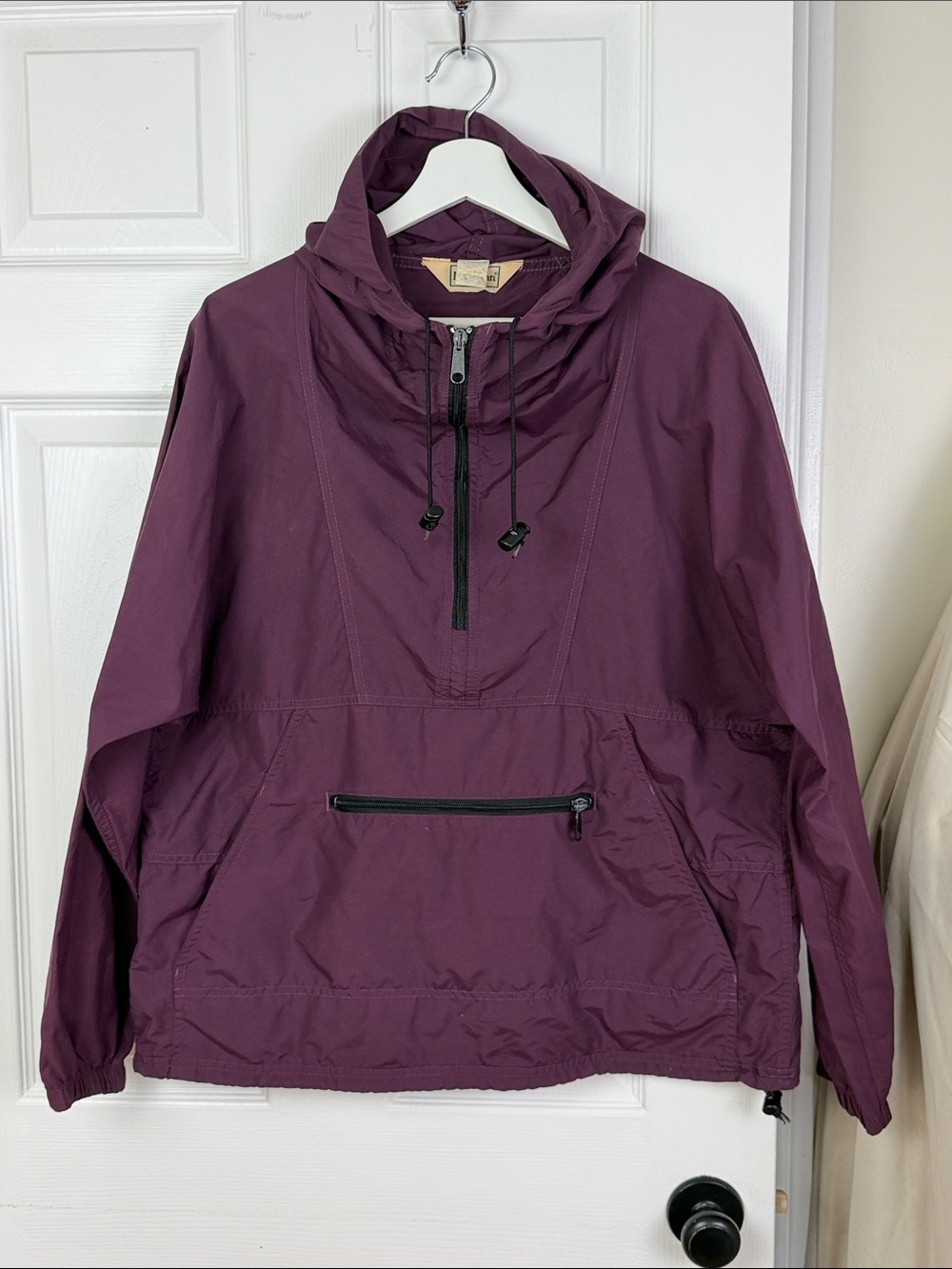 Vintage LL Bean women’s anorak jacket pullover windbreaker